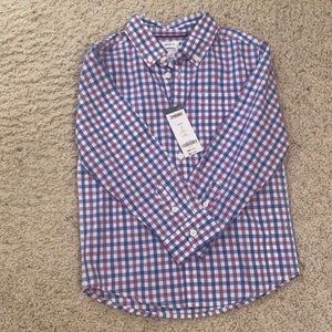NWT button down shirt, boys, size 5-6